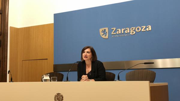 La vicealcaldesa de Zaragoza, Sara Fernández. La vicealcaldesa de Zaragoza, Sara Fernández.