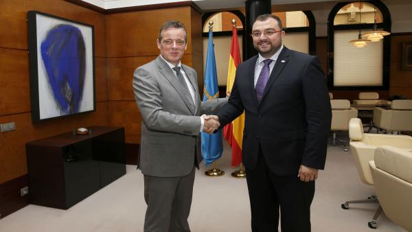 Marcelino Marcos Líndez y Adrián Barbón Marcelino Marcos Líndez y Adrián Barbón