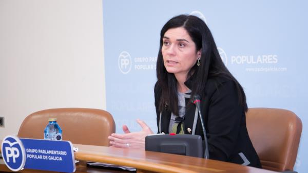 La viceportavoz del PP en el Parlamento de Galicia, Paula Prado. La viceportavoz del PP en el Parlamento de Galicia, Paula Prado.