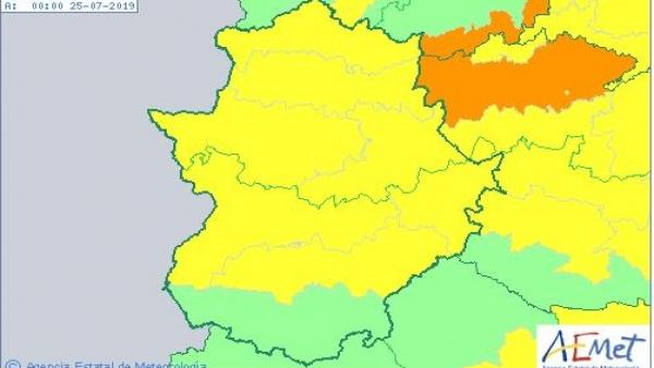 Alertas por calor en Extremadura para el 24 de julio Alertas por calor en Extremadura para el 24 de julio