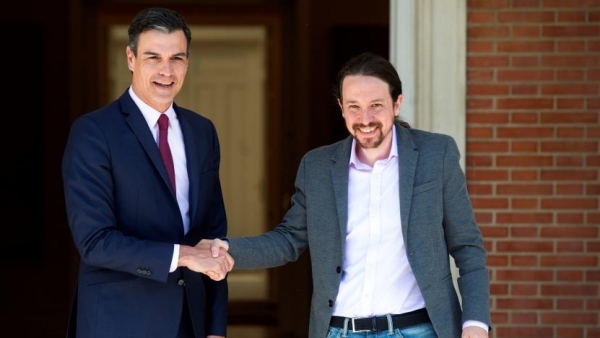 Pedro Sánchez y Pablo Iglesias Pedro Sánchez y Pablo Iglesias