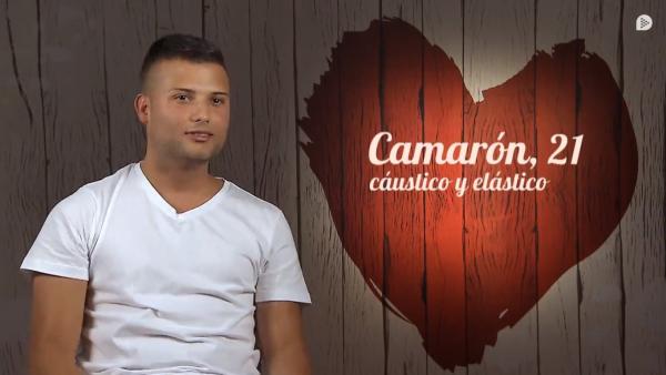 Camarón, en 'First dates'. Camarón, en 'First dates'.