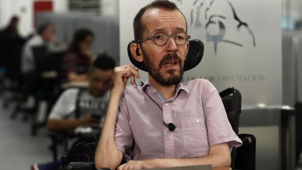 Pablo Echenique, en el Congreso Pablo Echenique, en el Congreso