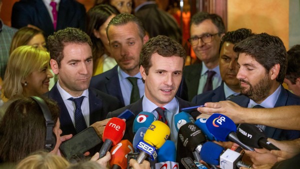 El secretario general del Partido Popular, Pablo Casado. El secretario general del Partido Popular, Pablo Casado.