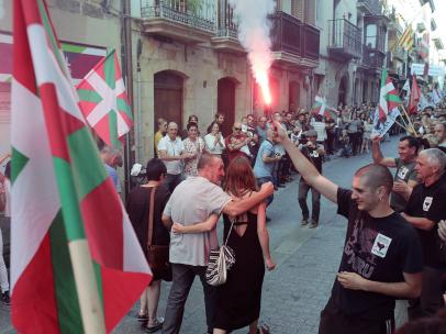 Liberación del etarra Xabier Ugarte