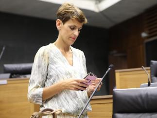 La secretaria general del PSN, María Chivite
