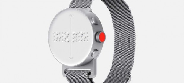 El Dot Watch, un 'smartwatch' en braille