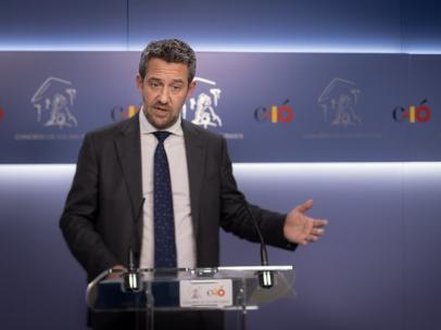 El portavoz adjunto del PP en el Congreso Jaime de Olano
