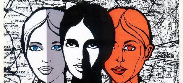 Cartel de la película 'Españolas en París' de Roberto Bodegas.