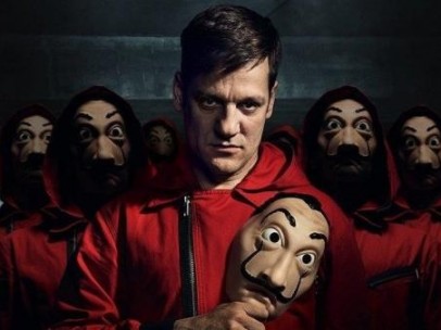 Imagen promocional de la serie La casa de Papel