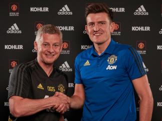 Harry Maguire, fichaje por el Manchster United, con Solskjaer
