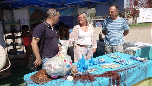 Teresa Porras en la jornada del mar Teresa Porras en la jornada del mar