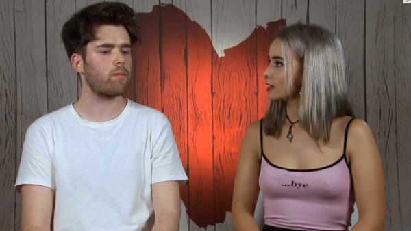 Noé y María, en 'First dates'. Noé y María, en 'First dates'.