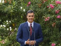 Pedro Sánchez compadece desde el palacio de Marivent