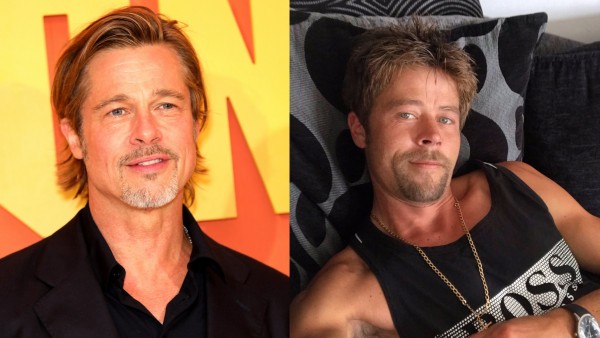 Nathan Mead tiene un gran parecido con el actor Brad Pitt Nathan Mead tiene un gran parecido con el actor Brad Pitt