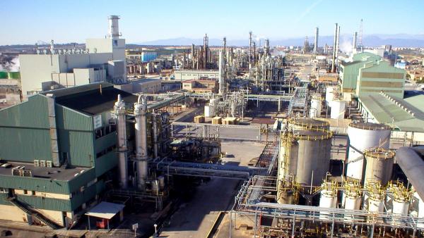 Planta de Ercros en Tarragona Planta de Ercros en Tarragona
