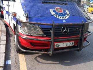 Vehículo de la Ertzaintza.