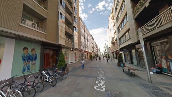 Calle Fueros en Vitoria Calle Fueros en Vitoria