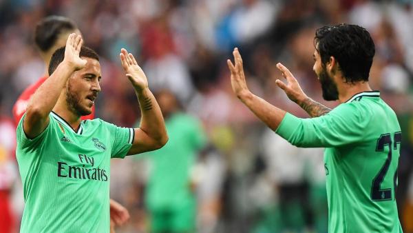 Hazard e Isco, con el Real Madrid Hazard e Isco, con el Real Madrid