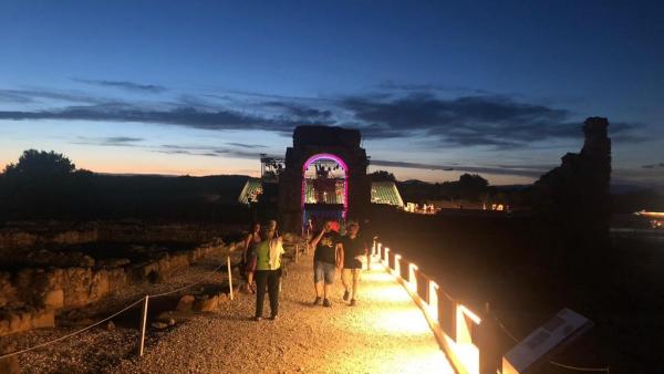 La ciudad romana de Cáparra cuenta ya con iluminación La ciudad romana de Cáparra cuenta ya con iluminación