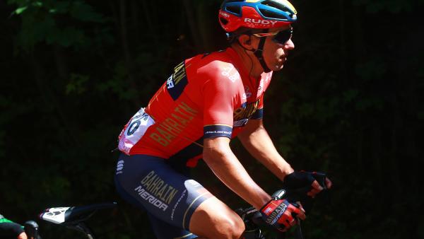 Domenico Pozzovivo con el Bahrain Merida Domenico Pozzovivo con el Bahrain Merida