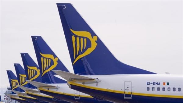 Fotografía de archivo de aviones de Ryanair. Fotografía de archivo de aviones de Ryanair.