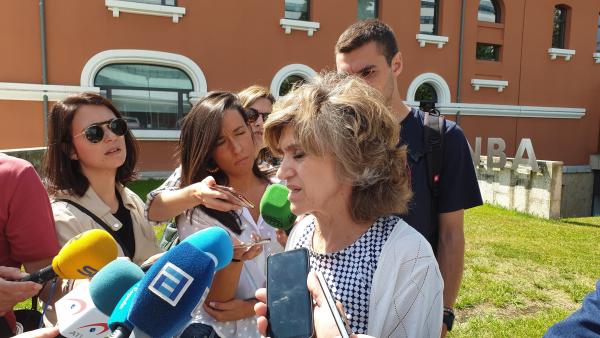 La ministra de Sanidad en funciones, María Luisa Carcedo, en Oviedo. La ministra de Sanidad en funciones, María Luisa Carcedo, en Oviedo.