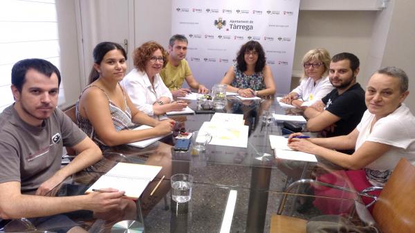 El equipo de gobierno de Tàrrega (Lleida) El equipo de gobierno de Tàrrega (Lleida)