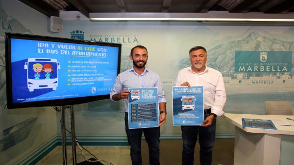 Presentacion servicio de autobuses escolares y universitarios en Marbella Presentacion servicio de autobuses escolares y universitarios en Marbella
