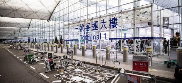 El aeropuerto de Hong Kong