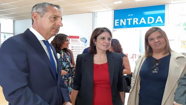 La vicesecretaria del PSOE, Adriana Lastra, antes de su visita a la Fidma La vicesecretaria del PSOE, Adriana Lastra, antes de su visita a la Fidma