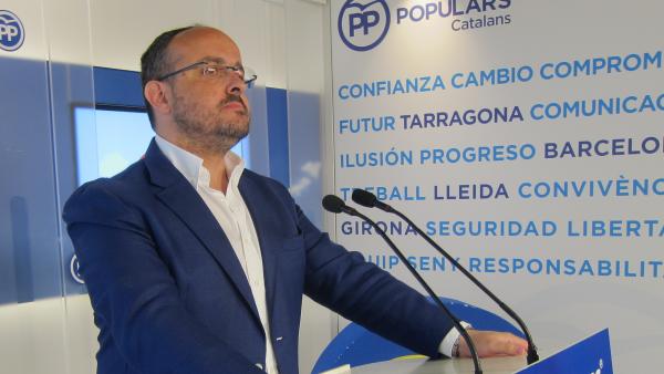 El president del PP de Catalunya, Alejandro Fernández. El president del PP de Catalunya, Alejandro Fernández.