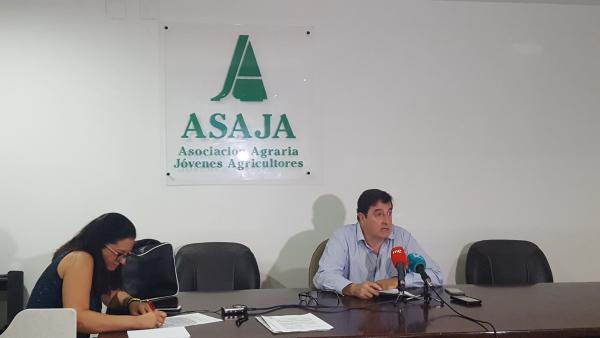 El presidente de Asaja Extremadura, Ángel García Blanco El presidente de Asaja Extremadura, Ángel García Blanco
