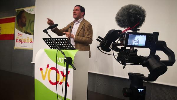 El diputado de Vox en el Congreso por Zaragoza, Pedro Fernández. El diputado de Vox en el Congreso por Zaragoza, Pedro Fernández.