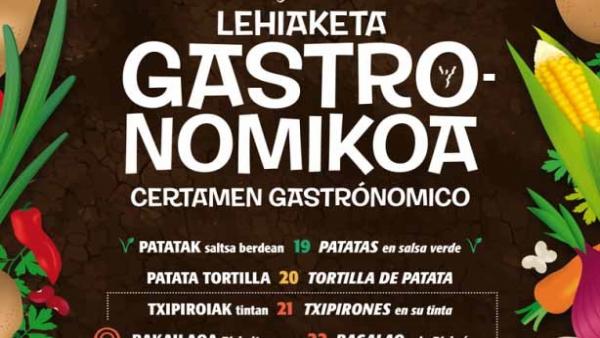 Cartel del Concurso Gastronómico de Aste Nagusia. Cartel del Concurso Gastronómico de Aste Nagusia.