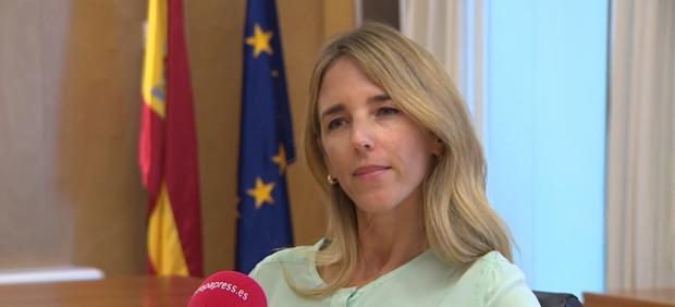 Foto de la entrevista con Cayetana Álvarez de Toledo