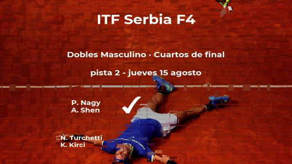 Los tenistas Nagy y Shen vencen en los cuartos de final del torneo de Novi Sad Los tenistas Nagy y Shen vencen en los cuartos de final del torneo de Novi Sad