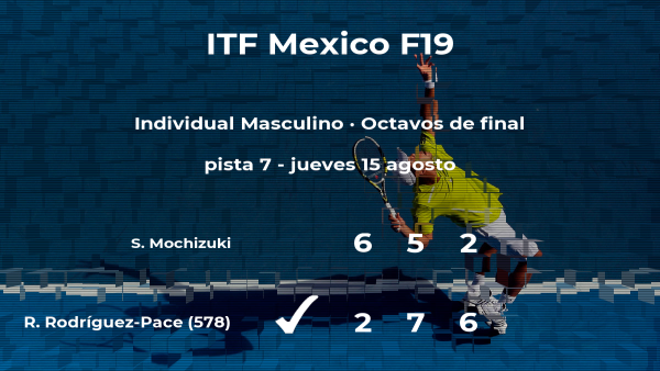 Ricardo Rodríguez-Pace estará en los cuartos de final del torneo de Cancún Ricardo Rodríguez-Pace estará en los cuartos de final del torneo de Cancún