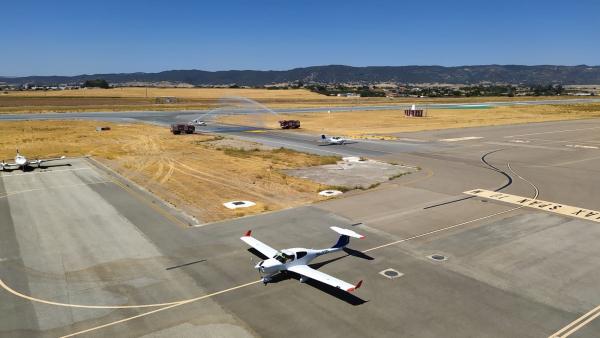 Recibimiento a los primeros aviones de Patria Recibimiento a los primeros aviones de Patria