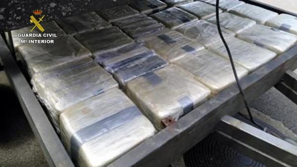 Cocaína incautada en el marco de la operación Mansalva, en Galicia. Cocaína incautada en el marco de la operación Mansalva, en Galicia.
