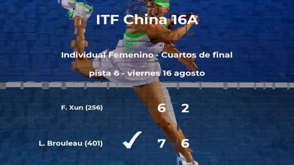 Lou Brouleau se clasifica para las semifinales del torneo de Huangshan Lou Brouleau se clasifica para las semifinales del torneo de Huangshan