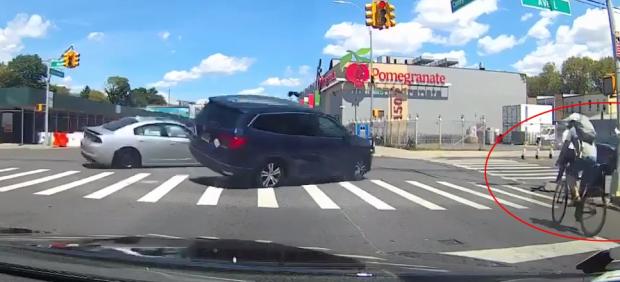 Trágico accidente de un ciclista