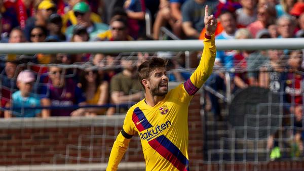 Gerard Piqué, con el Barcelona Gerard Piqué, con el Barcelona