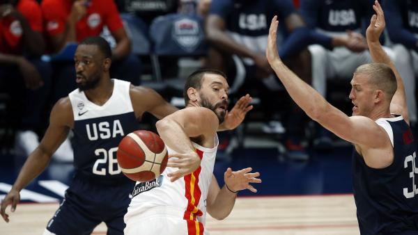 Marc Gasol, con España ante Estados Unidos Marc Gasol, con España ante Estados Unidos