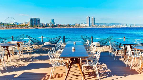 Salt Beach Club del hotel W de Barcelona Salt Beach Club del hotel W de Barcelona