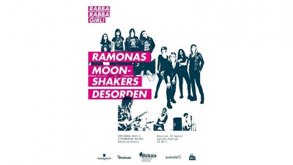 Cartel del ciclo de música rock Rabba Rabba Girl! Cartel del ciclo de música rock Rabba Rabba Girl!