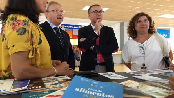 Pablo Fernández Muñiz, en su visita a Fidma Pablo Fernández Muñiz, en su visita a Fidma