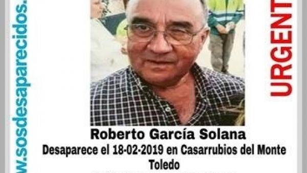 Imagen de Roberto García Solana desaparecido en Casarrubios del Monte en febrero Imagen de Roberto García Solana desaparecido en Casarrubios del Monte en febrero