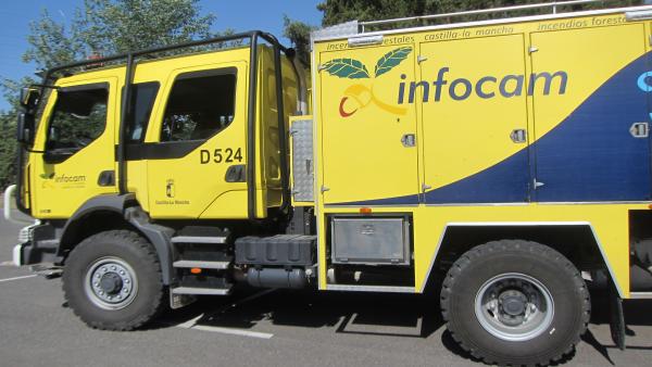 Infocam, vehículo, puesto, camiones, incendio Infocam, vehículo, puesto, camiones, incendio