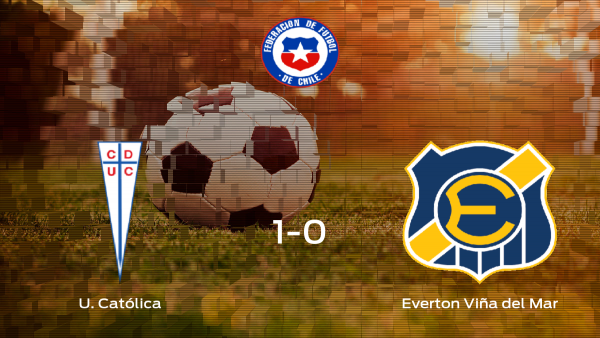 El U. Católica logra los tres puntos ante el Everton Viña del Mar (1-0) El U. Católica logra los tres puntos ante el Everton Viña del Mar (1-0)